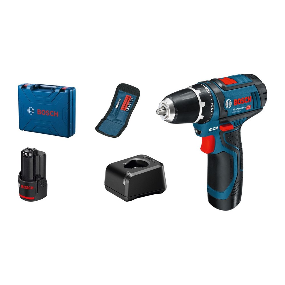 Bosch Professional GSR 12V-15 (set)